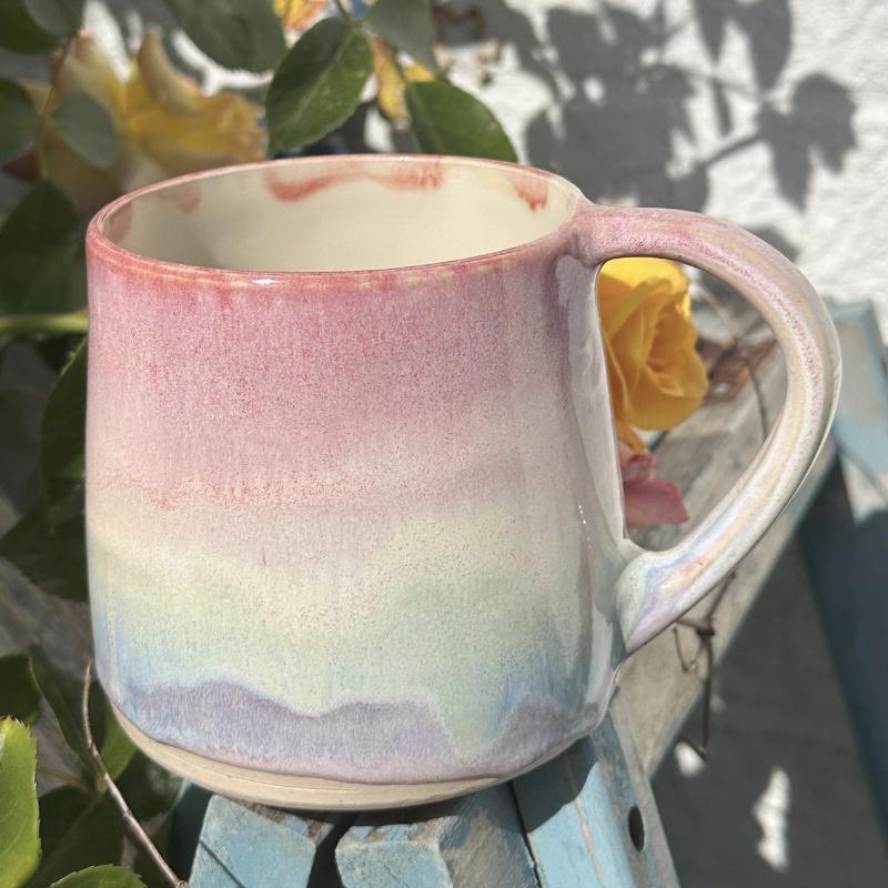Glazed ceramic soap dispenser